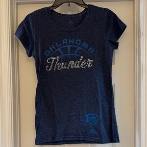 Adidas Oklahoma City Thunder Navy Tee
